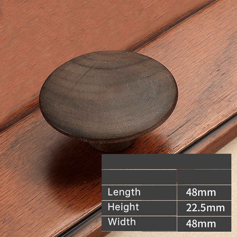 Wooden Furniture Handle Natural Walnut Kitchen Cabinet Handles