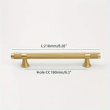Solid Brass Bar Drawer Cabinet Pulls