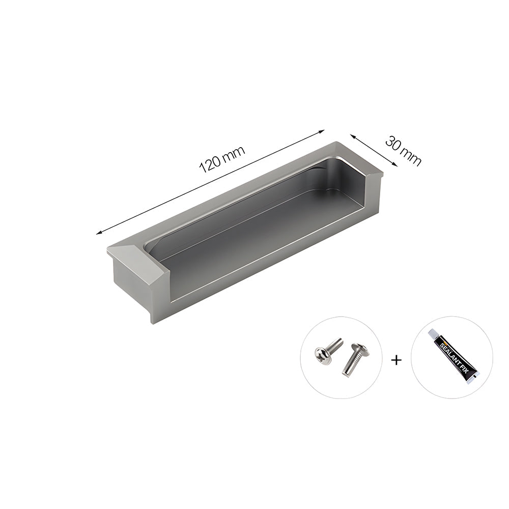 Stylish Recessed Flush Finger Pull for Cabinet