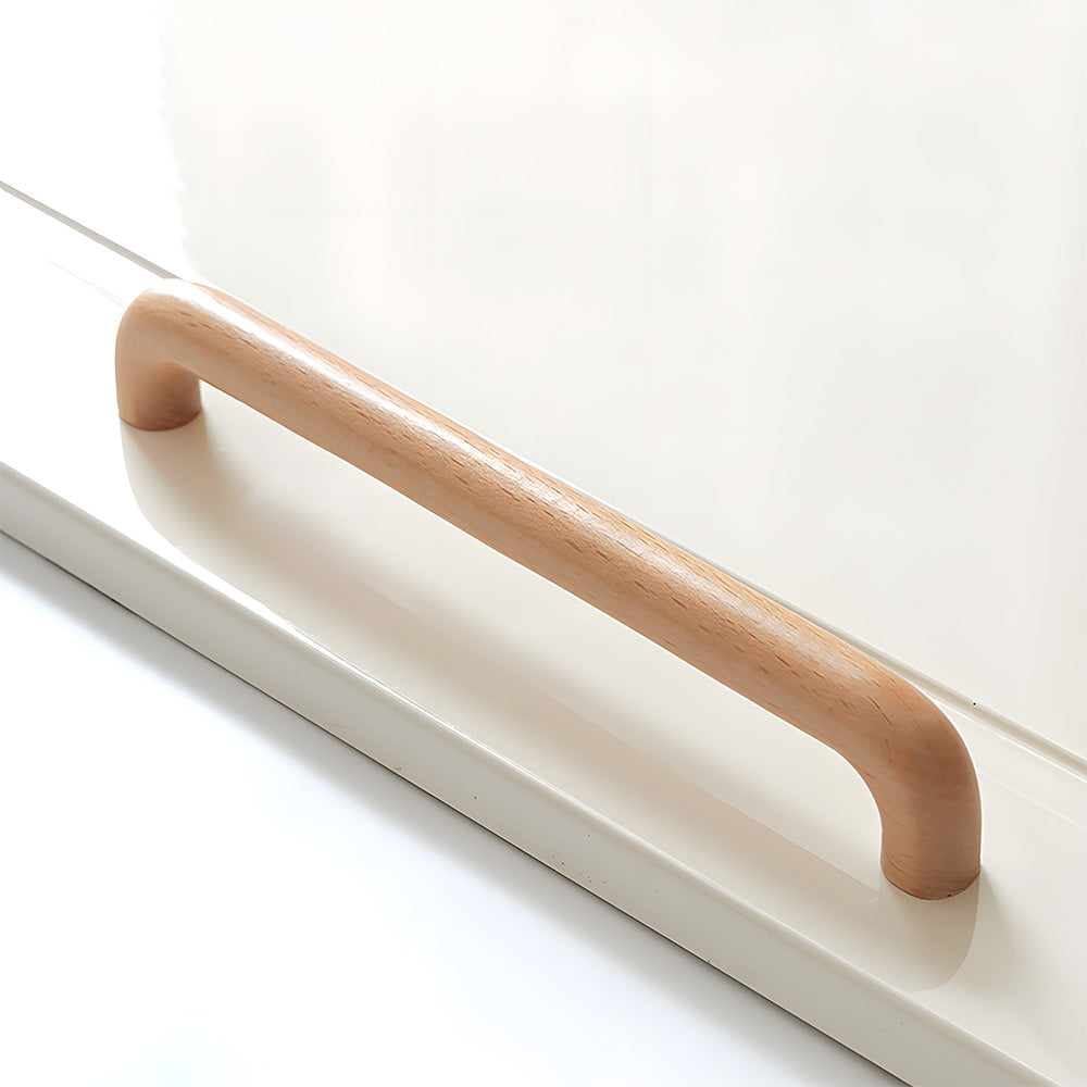 Nordic Solid Wood Cabinet Door Wardrobe Handle