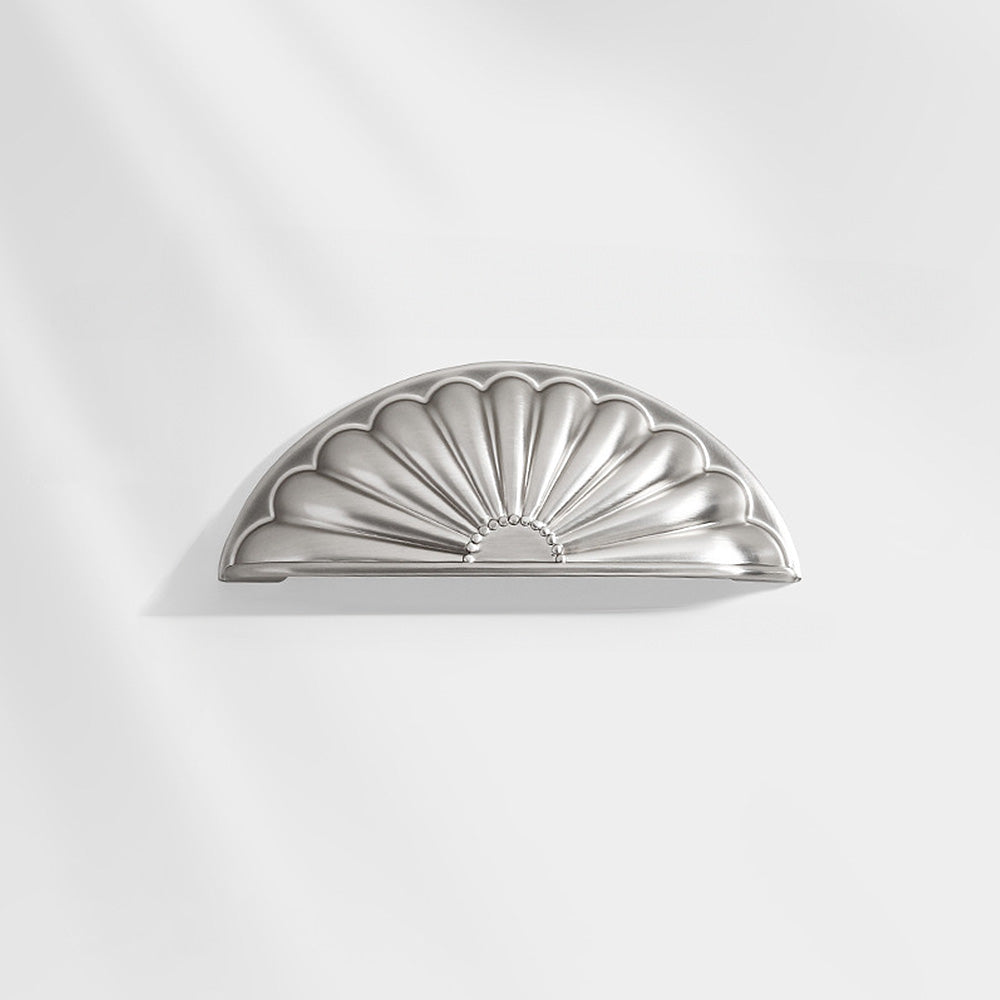 3 Inch Antique Shell Cabinet Cup Pulls