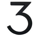 6 Inch Modern Simple Aluminum House Numbers