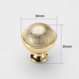 Gold Black Wardrobe Closet Handles and Knobs