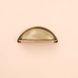 Modern Brass Cabinet Cup Pulls