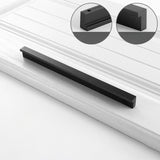 Modern Black Invisible Finger Edge Cabinet Pull