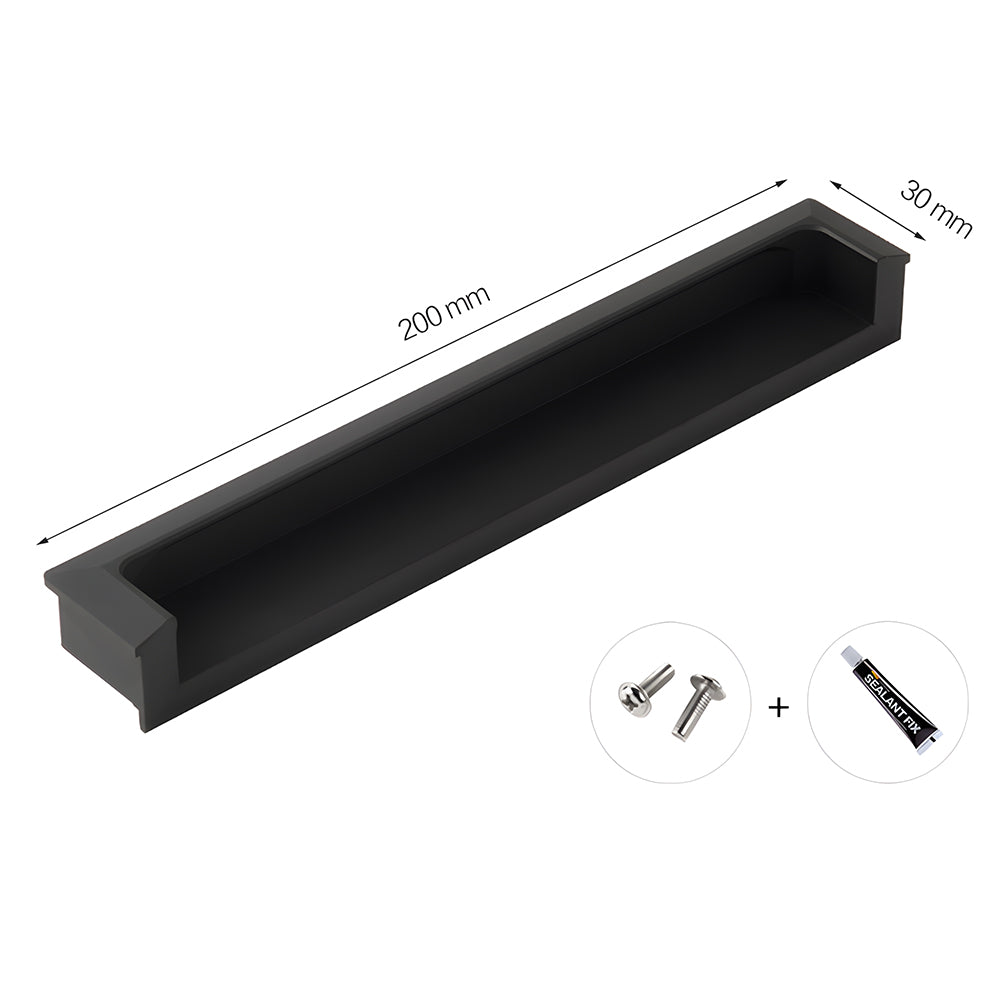 Stylish Recessed Flush Finger Pull for Cabinet