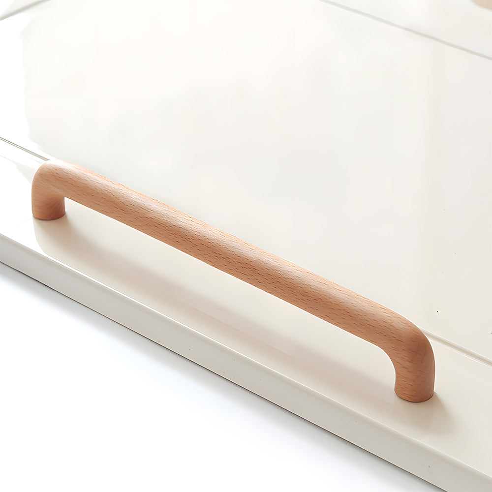 Nordic Solid Wood Cabinet Door Wardrobe Handle