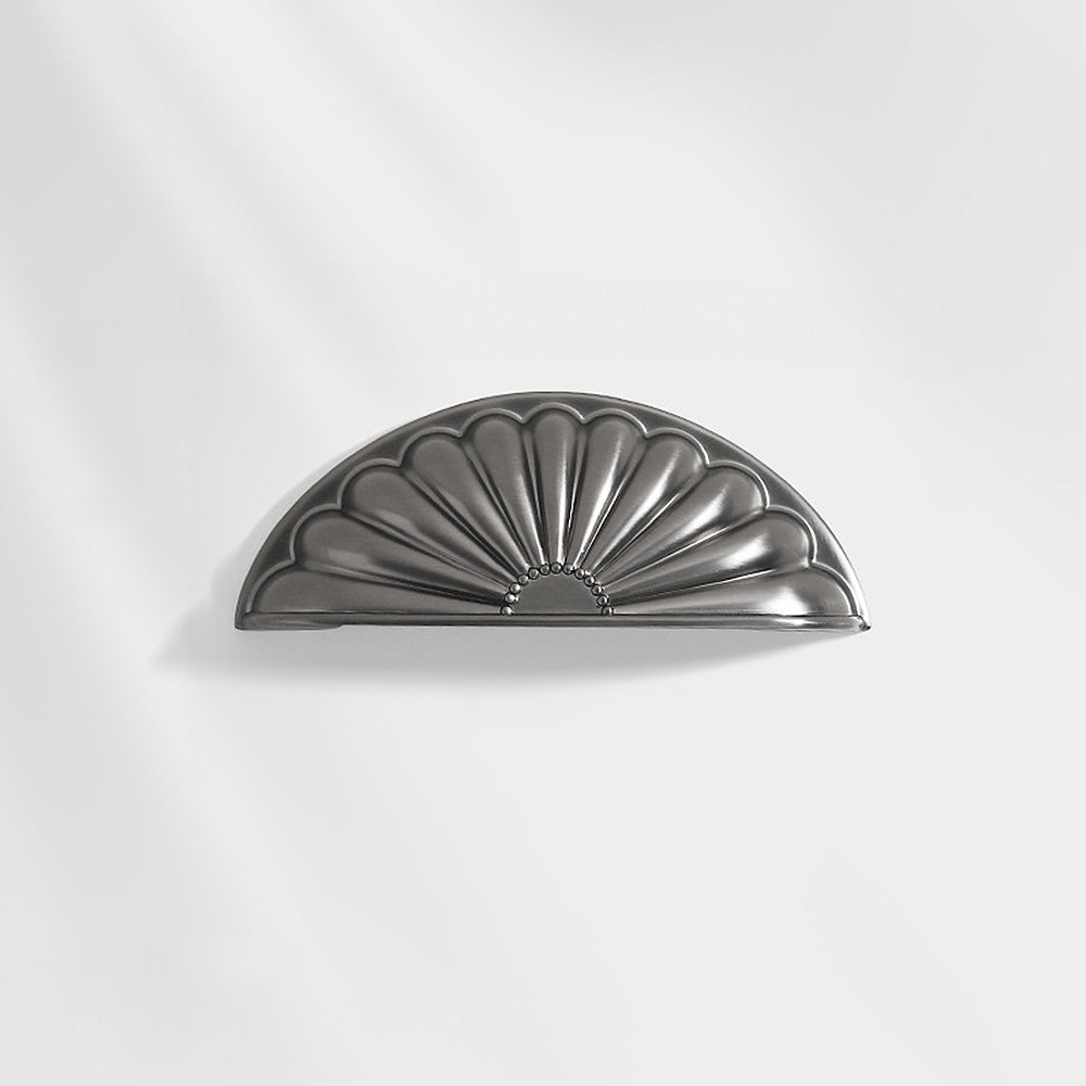 3 Inch Antique Shell Cabinet Cup Pulls