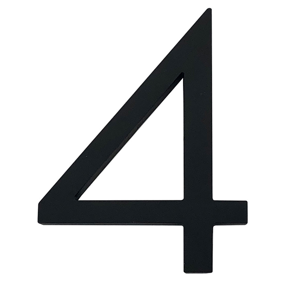 6 Inch Modern Simple Aluminum House Numbers