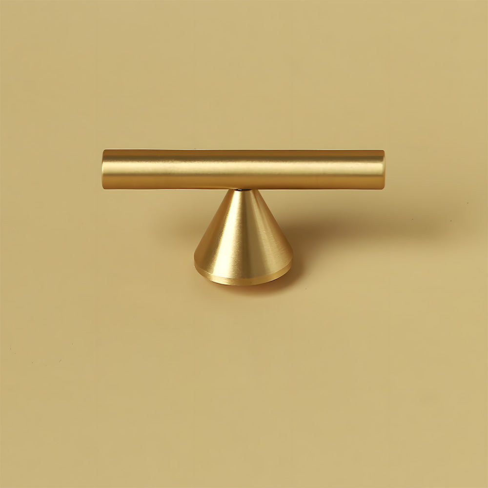 Unique Design Cone-shaped Feet Brass Cabinet Pulls