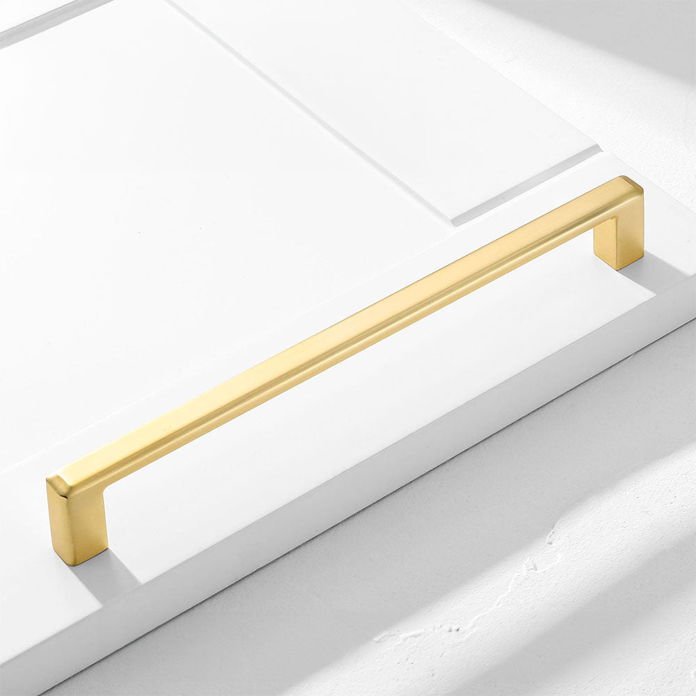 Classic Square Zinc Alloy Kitchen Cabinet Handles and Knobs