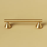 Unique Design Cone-shaped Feet Brass Cabinet Pulls