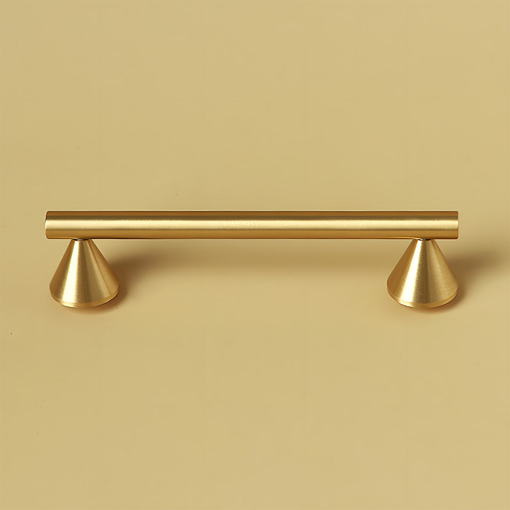 Unique Design Cone-shaped Feet Brass Cabinet Pulls