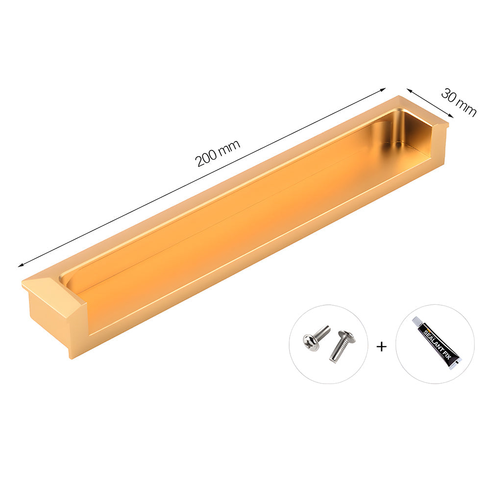 Stylish Recessed Flush Finger Pull for Cabinet