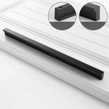 Modern Black Invisible Finger Edge Cabinet Pull