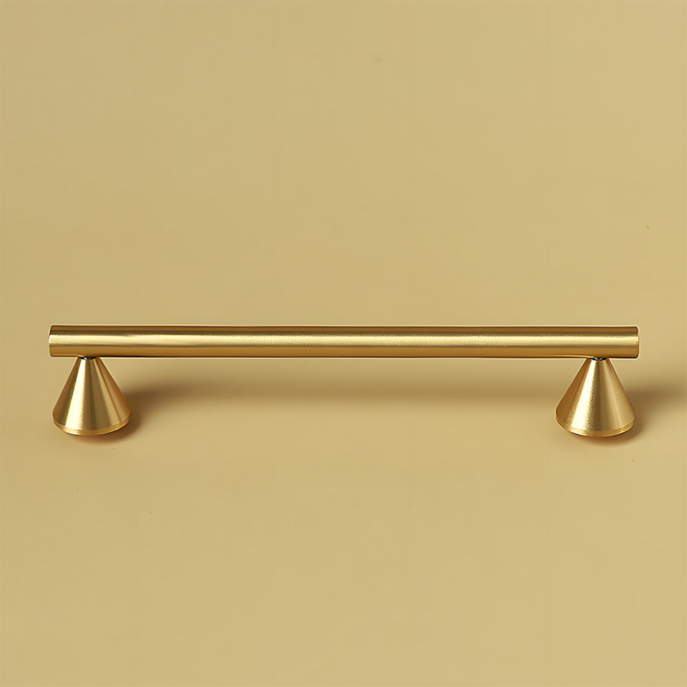 Unique Design Cone-shaped Feet Brass Cabinet Pulls