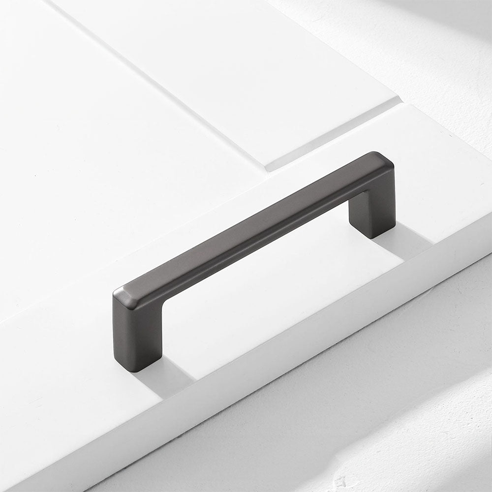Classic Square Zinc Alloy Kitchen Cabinet Handles and Knobs
