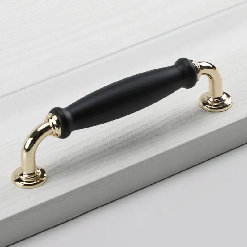European Solid Zinc Alloy Kitchen Cabinet Handles