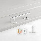 Simple Cabinet Handle with Round Base and Round Handle