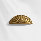 3 Inch Antique Shell Cabinet Cup Pulls