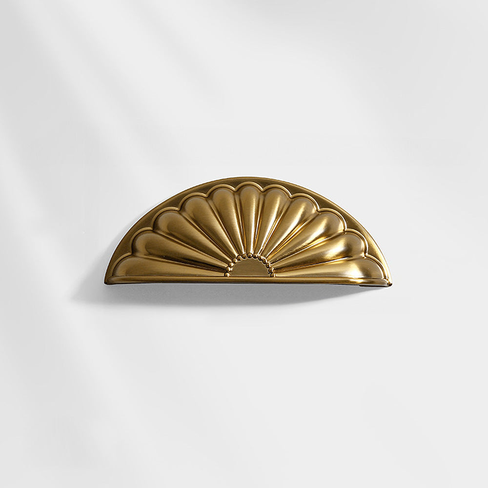 3 Inch Antique Shell Cabinet Cup Pulls