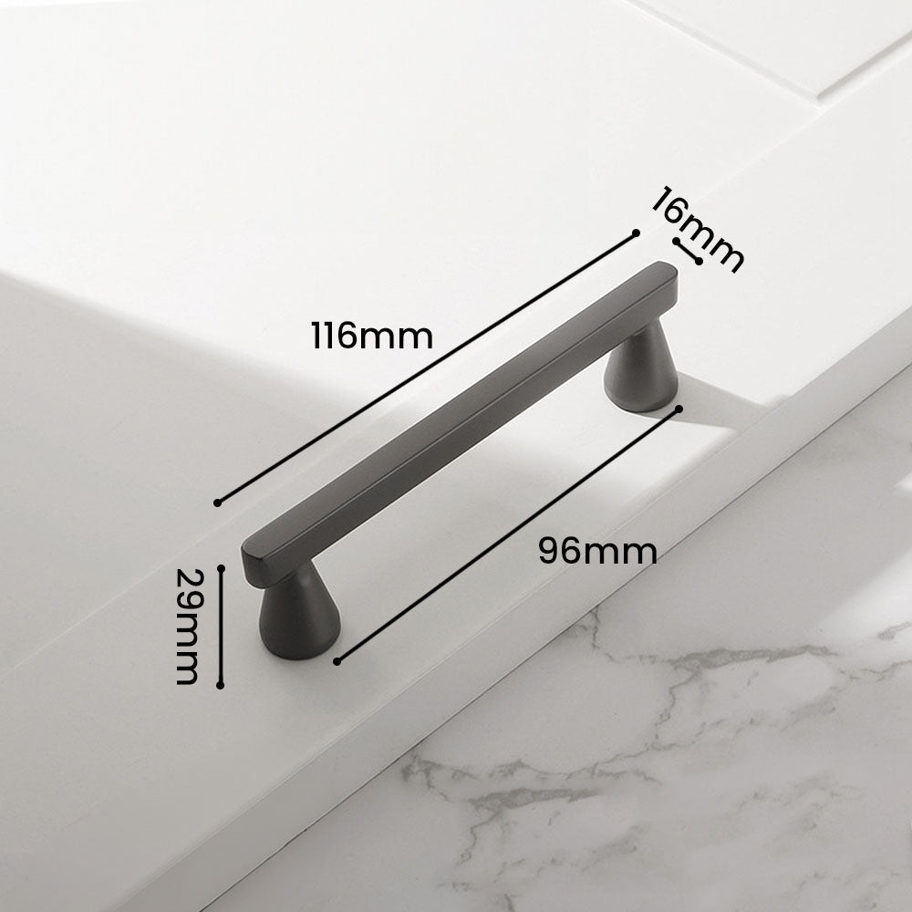 Modern Minimalist Gold and Grey Cabinet Door Handles