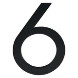 6 Inch Modern Simple Aluminum House Numbers