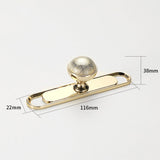 Gold Black Wardrobe Closet Handles and Knobs