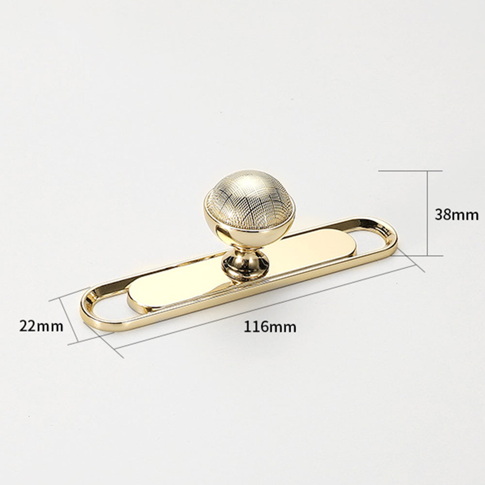 Gold Black Wardrobe Closet Handles and Knobs