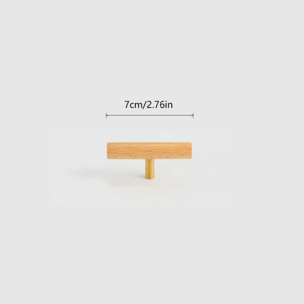 Universal Wooden Door Handles for Drawers Cupboards Kitchen Cabinets