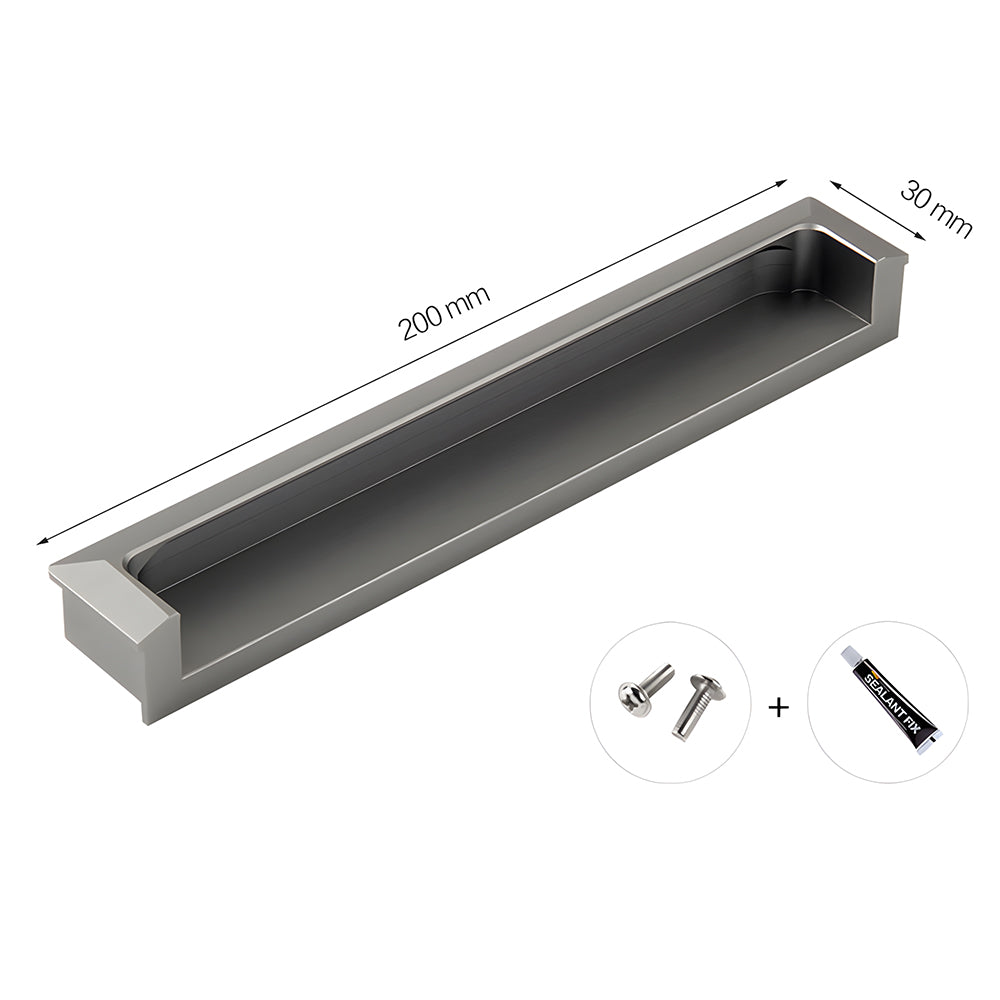 Stylish Recessed Flush Finger Pull for Cabinet