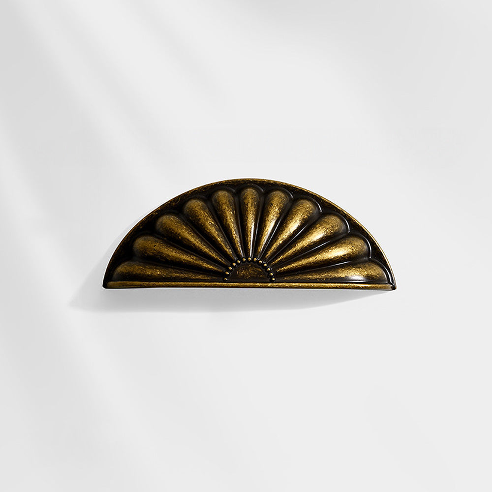 3 Inch Antique Shell Cabinet Cup Pulls