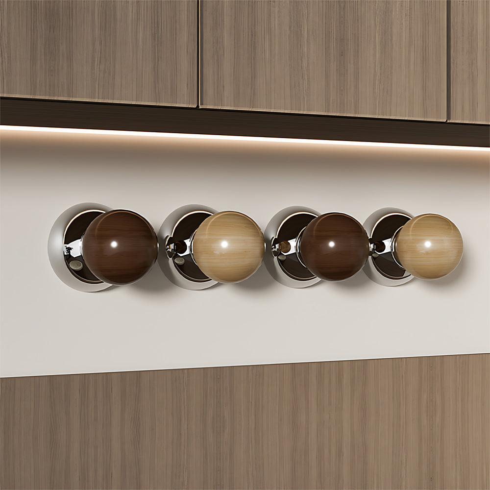 Solid Wood Suction Cup Cabinet Knob Door Hook