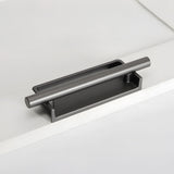Art Deco Aluminum Alloy Recessed Door Pulls Cabinet Handles