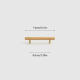 Universal Wooden Door Handles for Drawers Cupboards Kitchen Cabinets