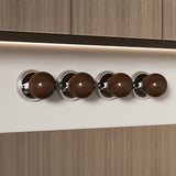Solid Wood Suction Cup Cabinet Knob Door Hook