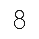 Modern Black Stainless Steel House Numbers