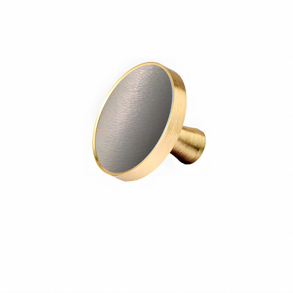 Luxury Solid Brass Leather Wrapped Cabinet Pulls & Knobs