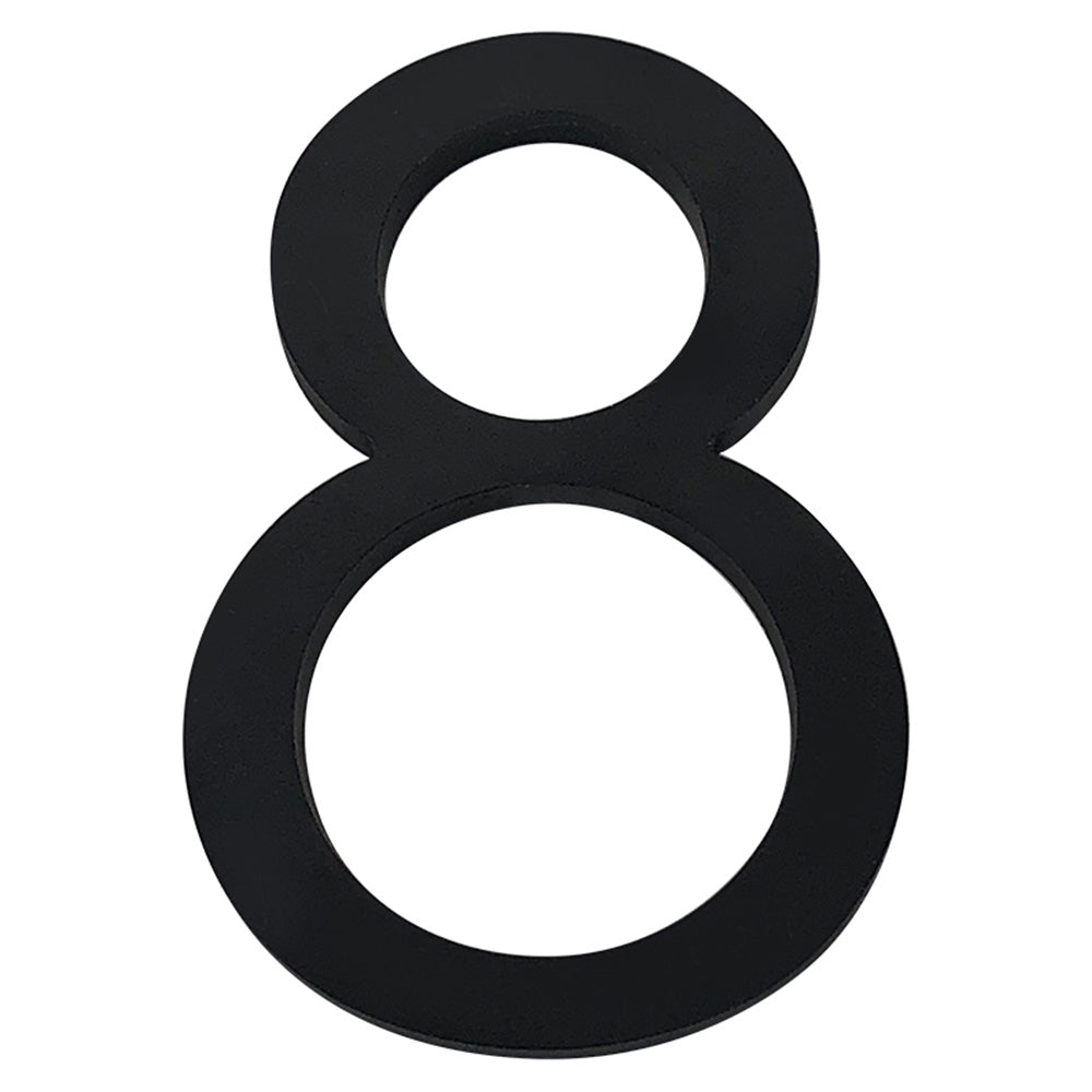 6 Inch Modern Simple Aluminum House Numbers