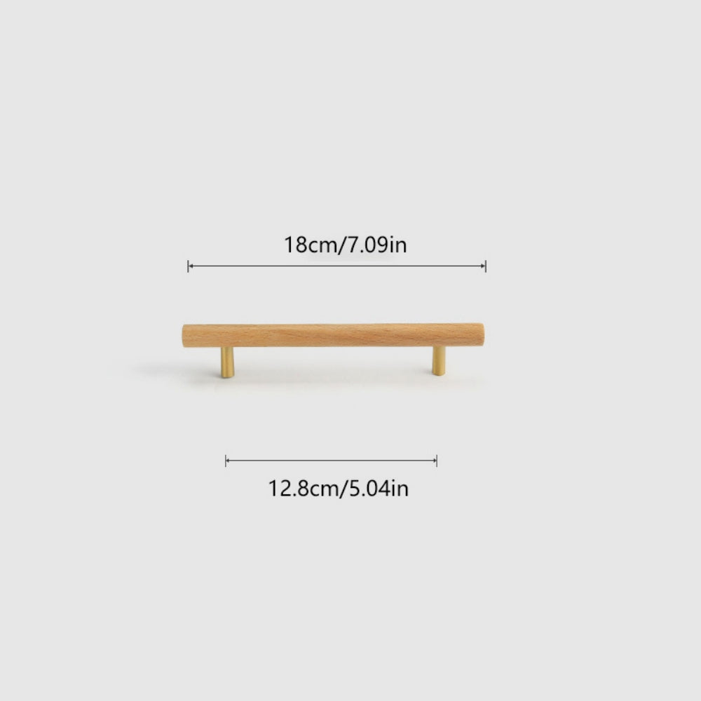 Universal Wooden Door Handles for Drawers Cupboards Kitchen Cabinets