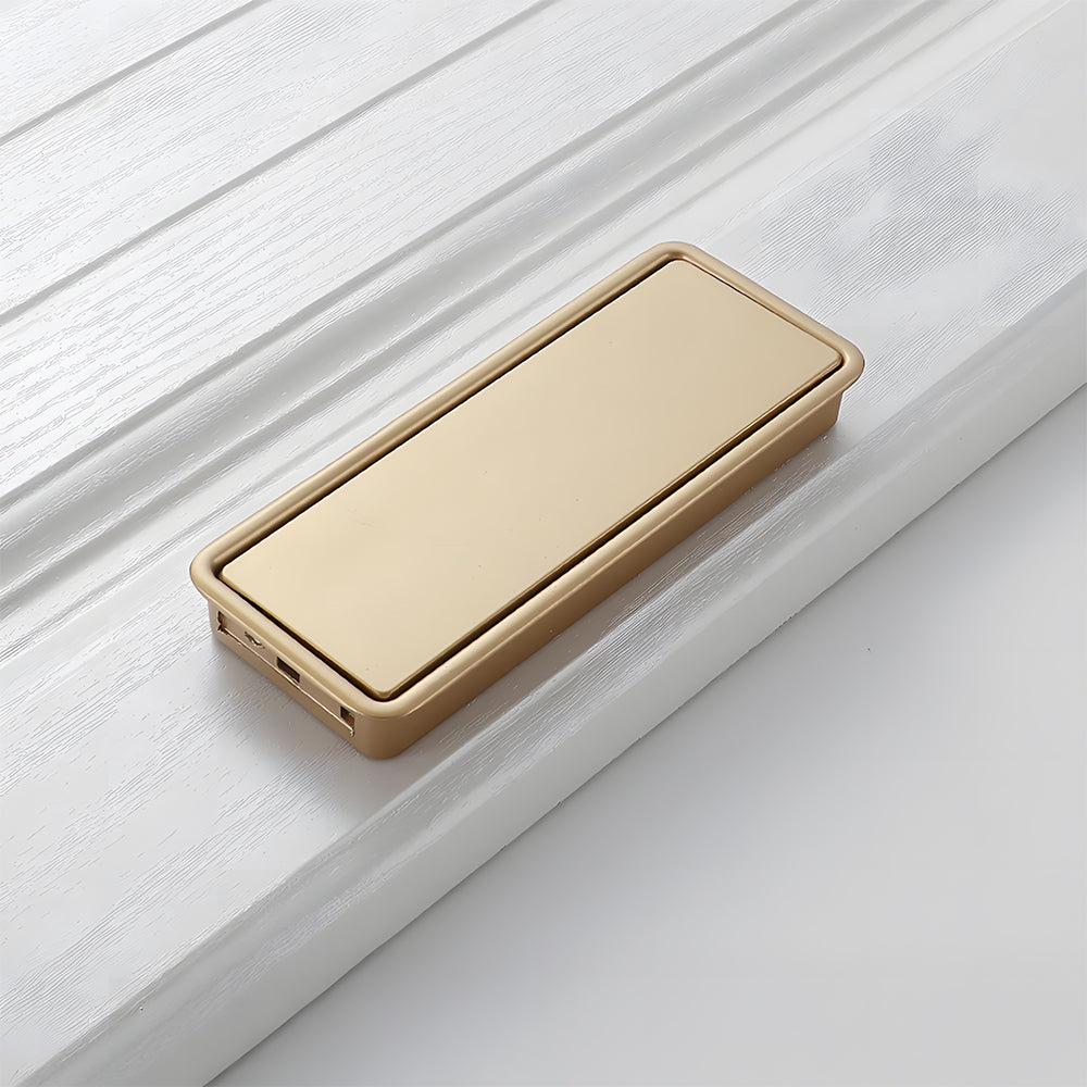 Sleek Hidden Embedded Cabinet Handles