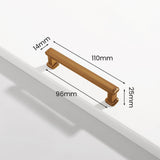 Classic Contemporary Zinc Alloy Cabinet Pulls