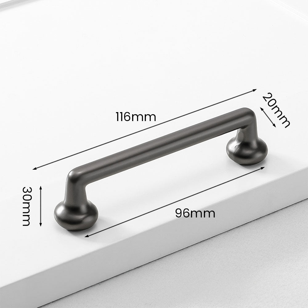 Classic Zinc Alloy Long Solid Cabinet Handles and Knobs