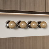 Solid Wood Suction Cup Cabinet Knob Door Hook