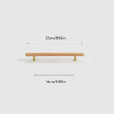 Universal Wooden Door Handles for Drawers Cupboards Kitchen Cabinets