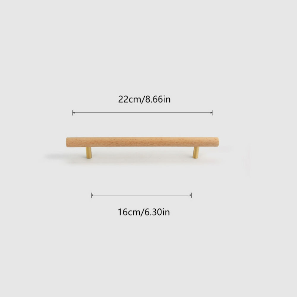 Universal Wooden Door Handles for Drawers Cupboards Kitchen Cabinets