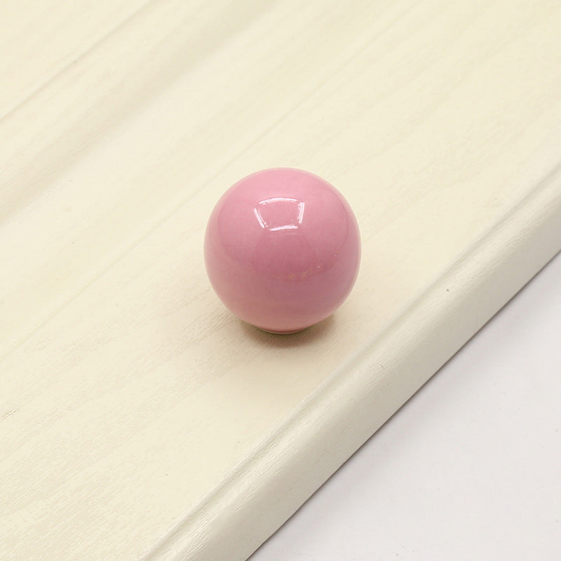Ball Shape Colorful Wardrobe Drawer Knobs