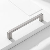 Classic Square Zinc Alloy Kitchen Cabinet Handles and Knobs