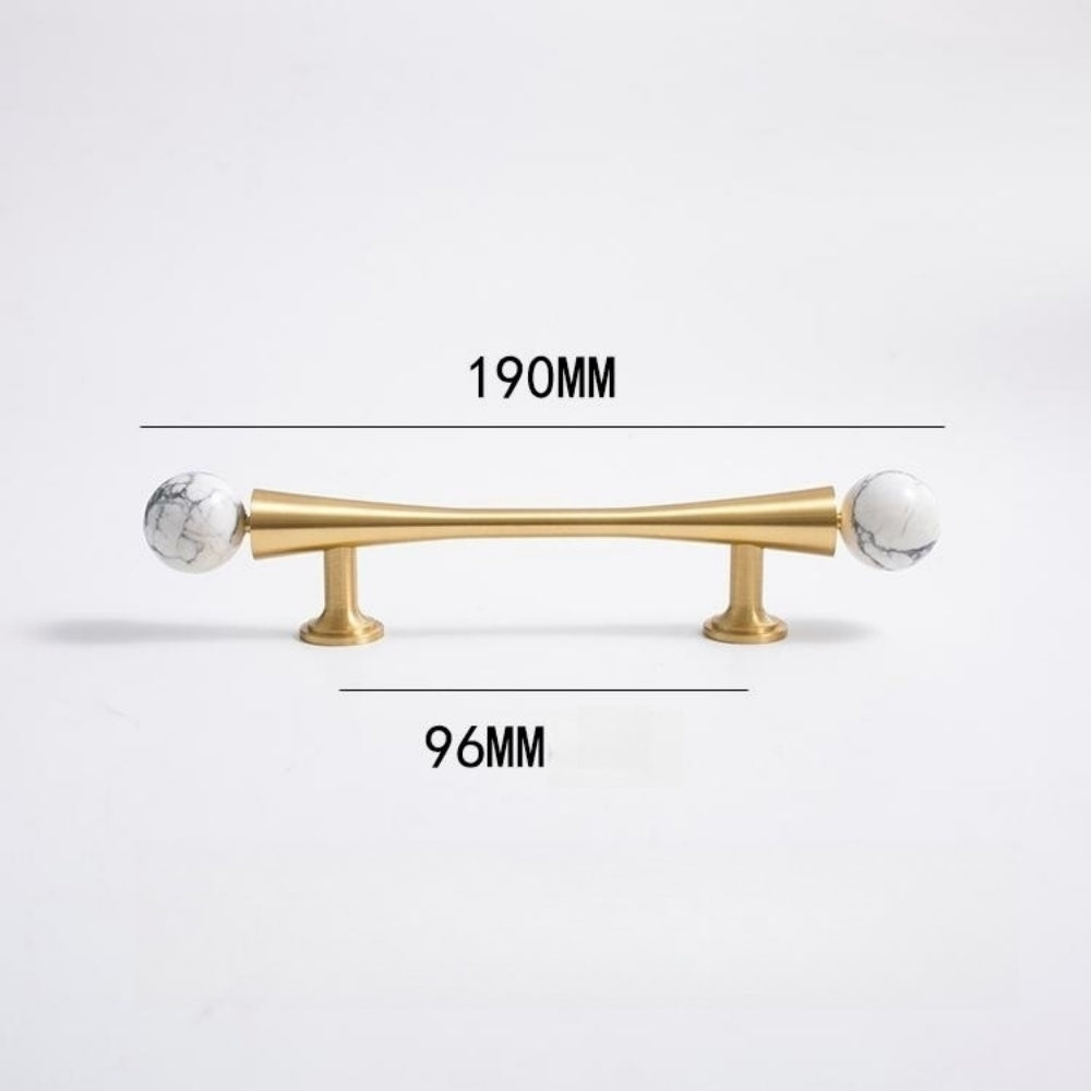 Personality Crystal Brass French Light Luxury Style Wardrobe Cabinet  Pull