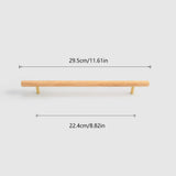 Universal Wooden Door Handles for Drawers Cupboards Kitchen Cabinets